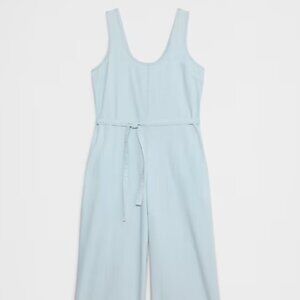 Denim Wide-Leg Jumpsuit